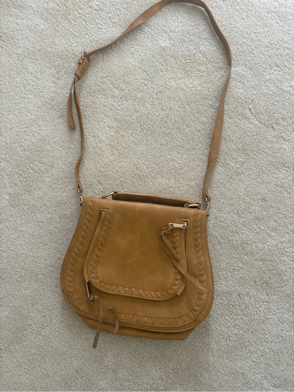 Urban Expressions Gold Satchel Bag